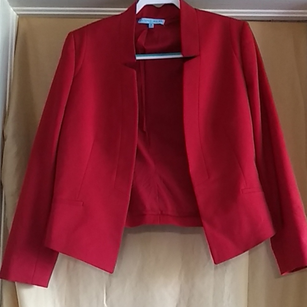 NWOT Antonio Melani Red Blazer Sz 12